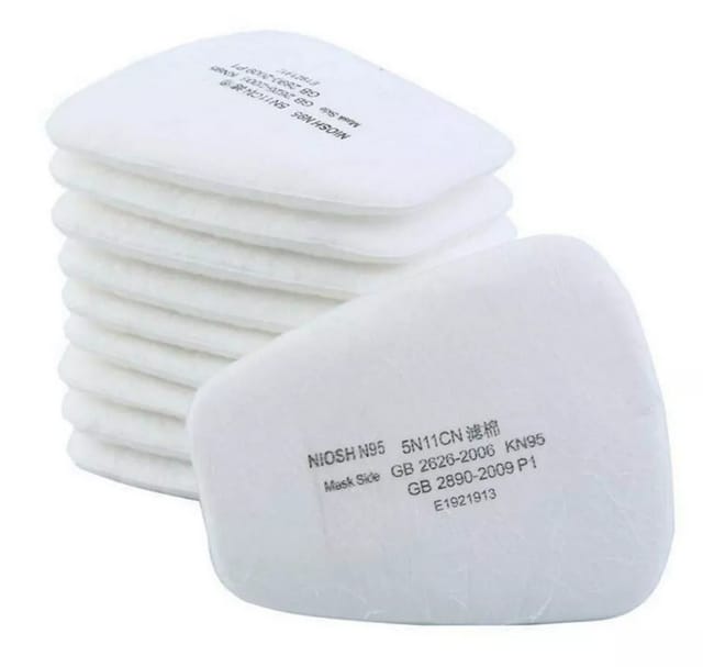 10x Baumwoll-ersatzfilter Für Maske 6800 Halbmaske 6200