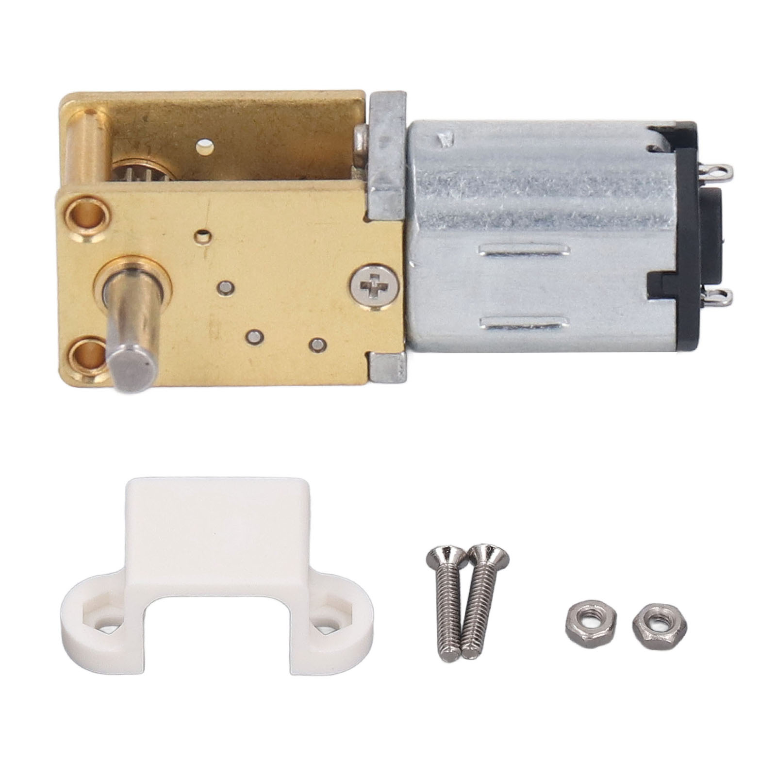 12-v-gleichstrom-schneckengetriebemotor, Langsam Laufend, Einwellig, Mikrobürstenmotor Mit Festem Sitz, 1218‑n20, 60 U/min, 1:236