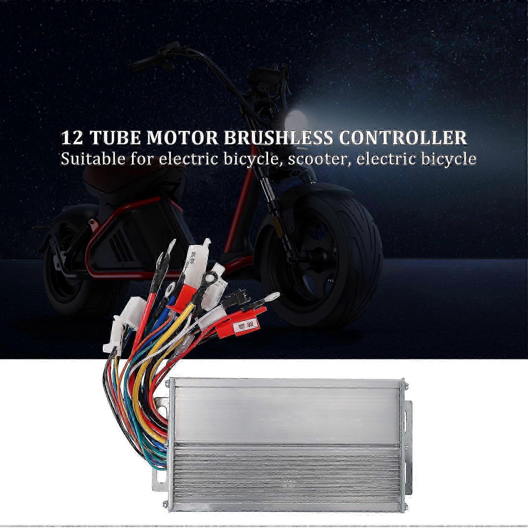 48v 500w Bürstenloser Controller, Bürstenloser E-bike-motorcontroller Aus Aluminiumlegierung Für Elektrofahrräder Edition 0617
