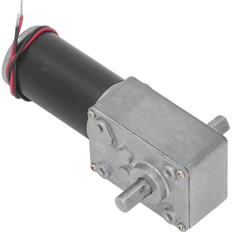Gleichstrom-getriebemotor, Mikro-hochdrehmoment-turbine, 12 V, Doppelwellen-selbsthemmungs-reversier-schneckengetriebemotor, 250 U/min