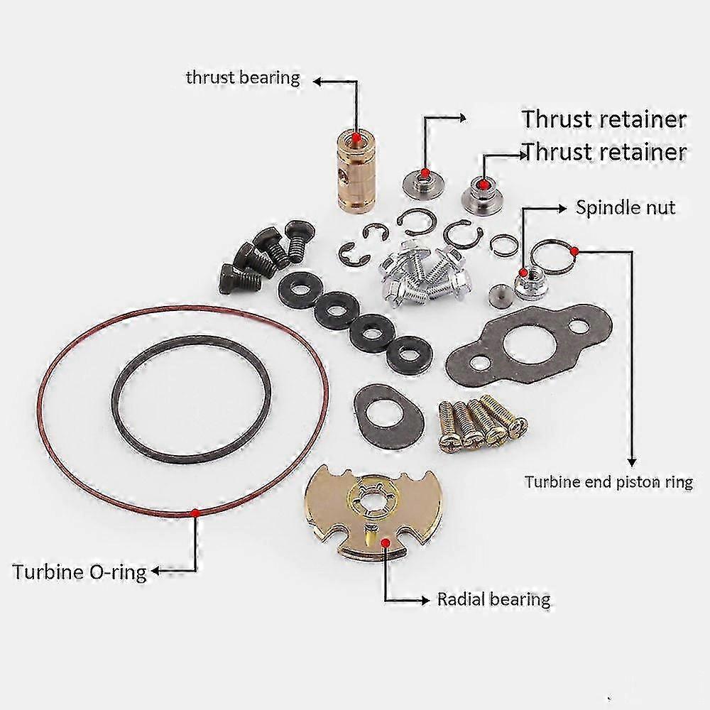 Turbolader-reparatursatz Für Garrett Gt1549, Gt1749, Gt1752, Gt1849, Gt1852, Gt2052, Edition 0617