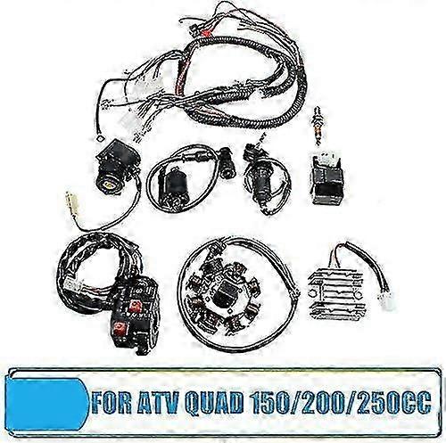 Kompletter Elektrischer Kabelbaum Mit Cdi-stator-kit Für Atv/quad 150/200/250 Cm³ Edition 0618