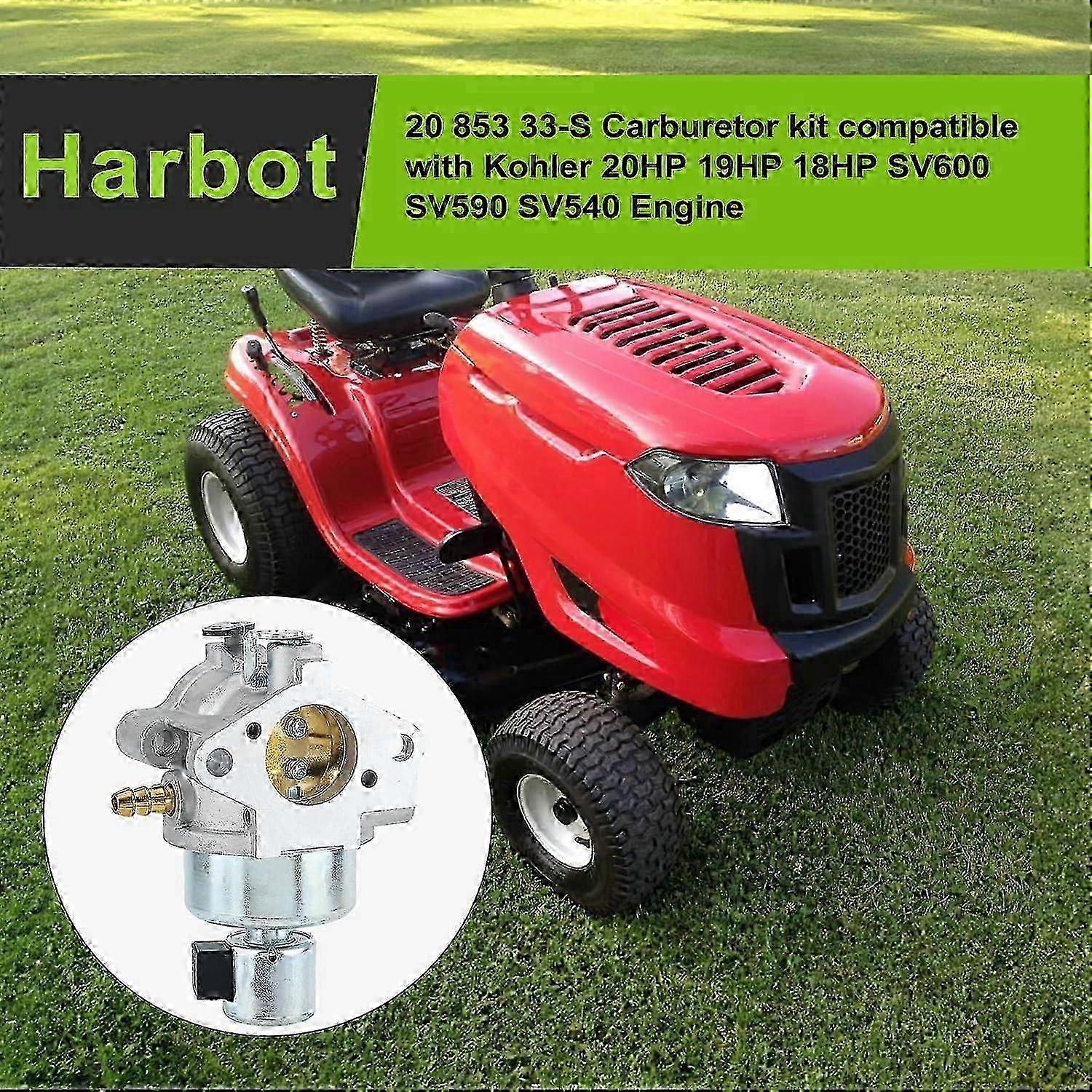 Vergaser 20 853 35-s Für Kohler Sv600, Sv590, Sv530, Sv610, Sv620, Sv540 (20 Ps, 19 Ps, 18 Ps, 20 Ps, 19 Ps, 22 Ps, 21 Ps) 2085335s Kh-20-853-35-s 20-85