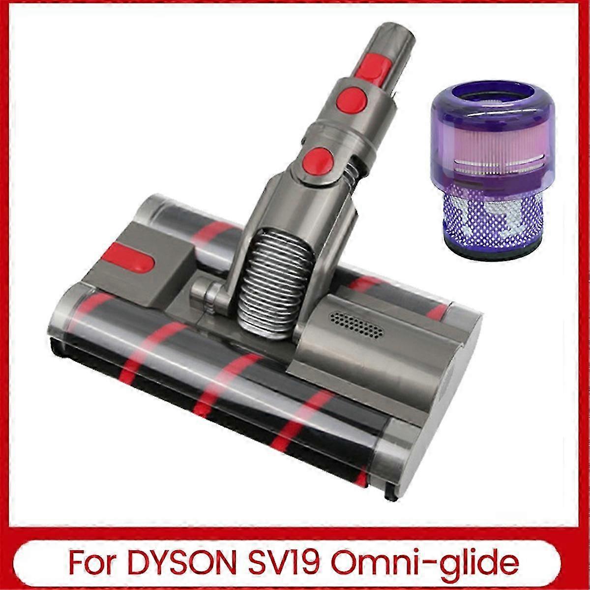 Für Dyson Omni-glide Sv19 Staubsauger Ersatzteile Weiche Walzen-reinigungsdüse Doppelwalzenbürste