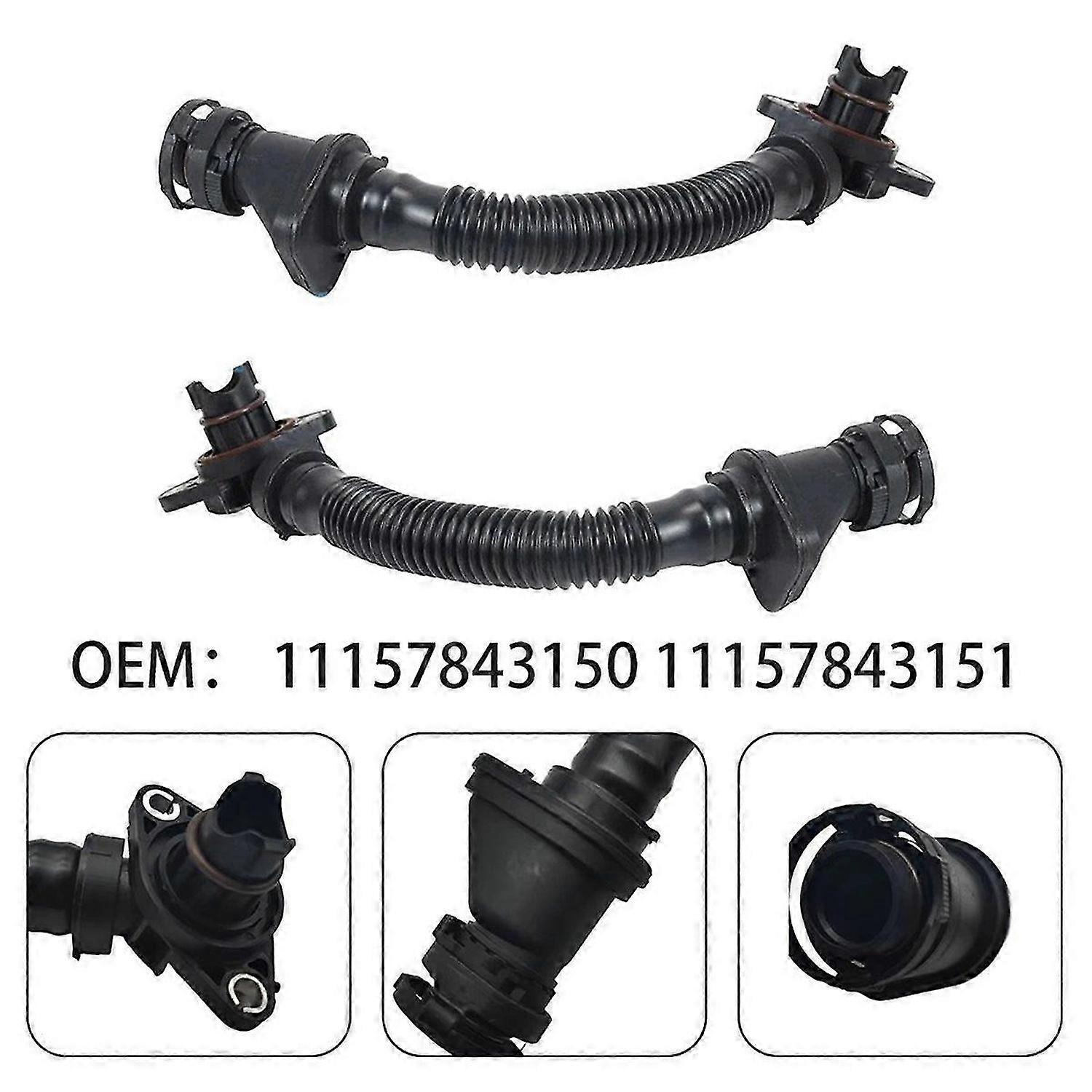 Stück Kurbelgehäuseentlüftungsschlauch Für Bmw 5er Und 6er F10 F06 F13 M5 M6 S63 (2012–2016) 11157843150 11157843151