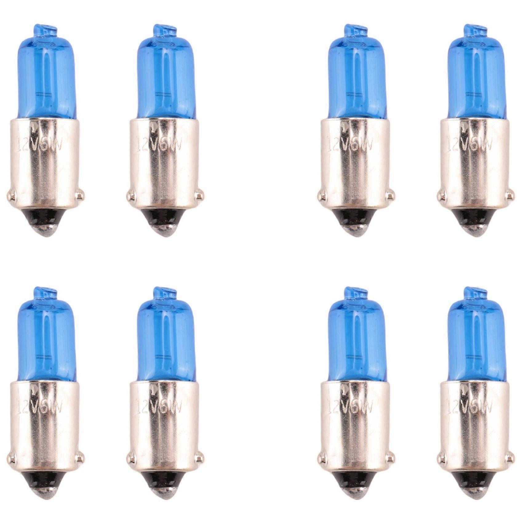 8x H6w Bax9s 6w Weiße Xenon-seitenmarkierungs-parkleuchte Für Autos 12v 5000k()