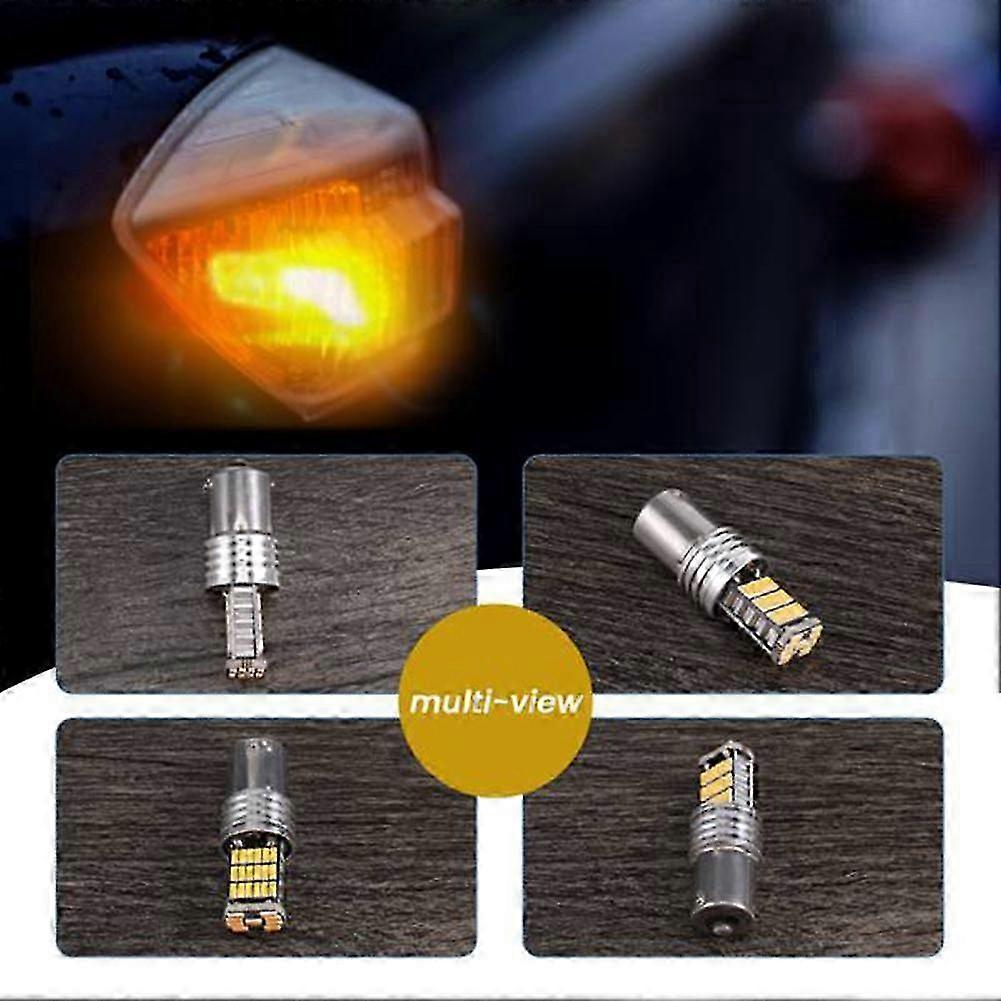 Stück 1156 Amber 7506 P21w Led-lampen Ba15s Gelbe Blinker Vorne Und Hinten Edition 0718