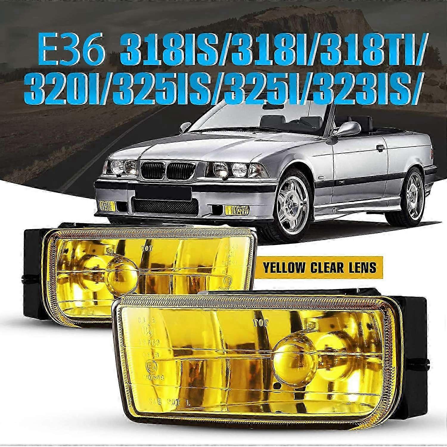 Nebelscheinwerfer Für Bmw M3 (e36) 3er Reihe (1992–1999), Ersatzteil, 1 Paar (gelb, Le Szrh)