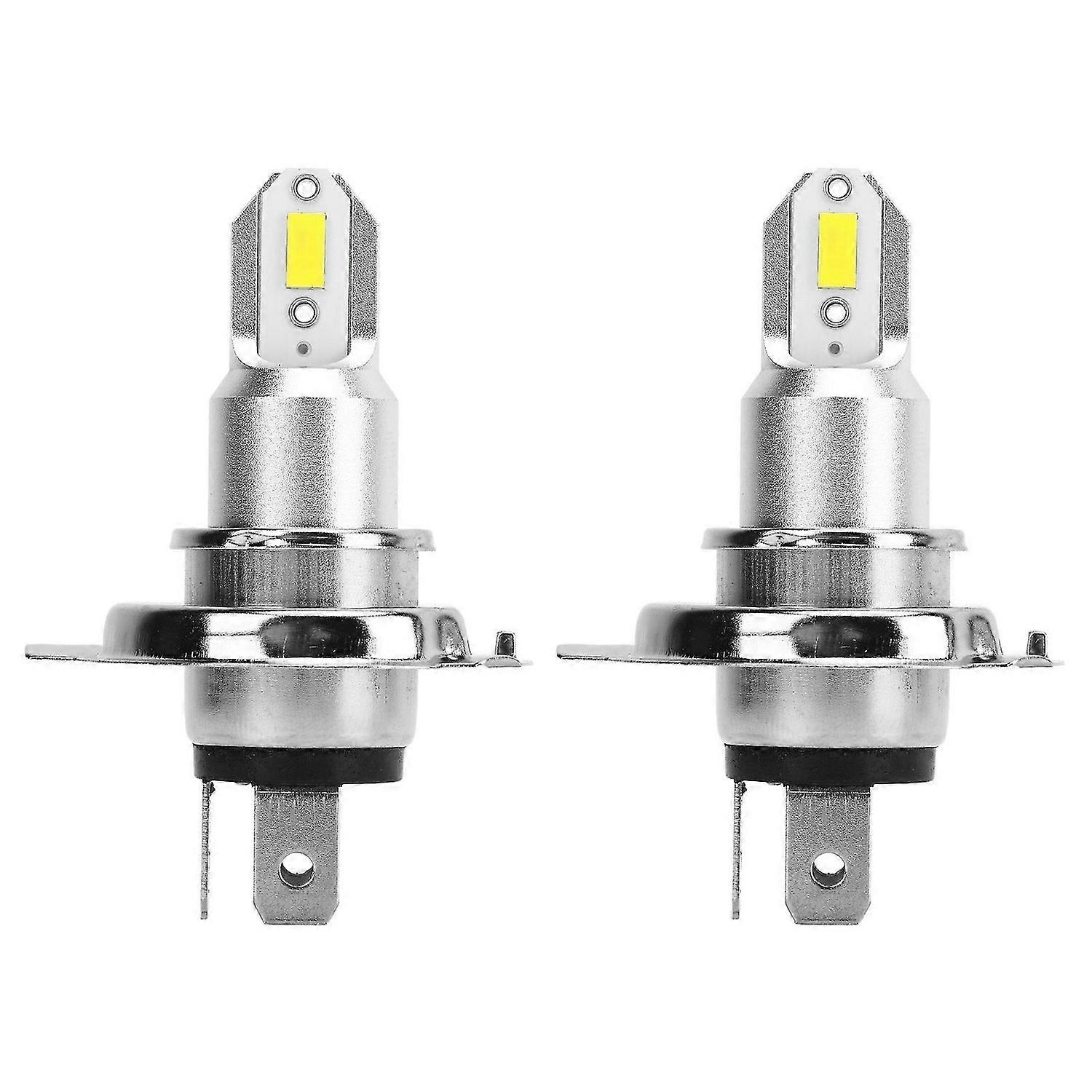 H4 Led-scheinwerferlampen, 3000k Gelb, 2600lm, 110w, 2 Stück, Kompatibel Mit Motorrad, Auto, Suv Und Lkw
