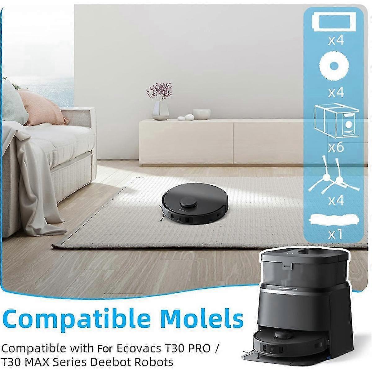 Für Ecovacs Deebot T30 Omni Staubsauger Seitenbürste Hepa-filter Hwy