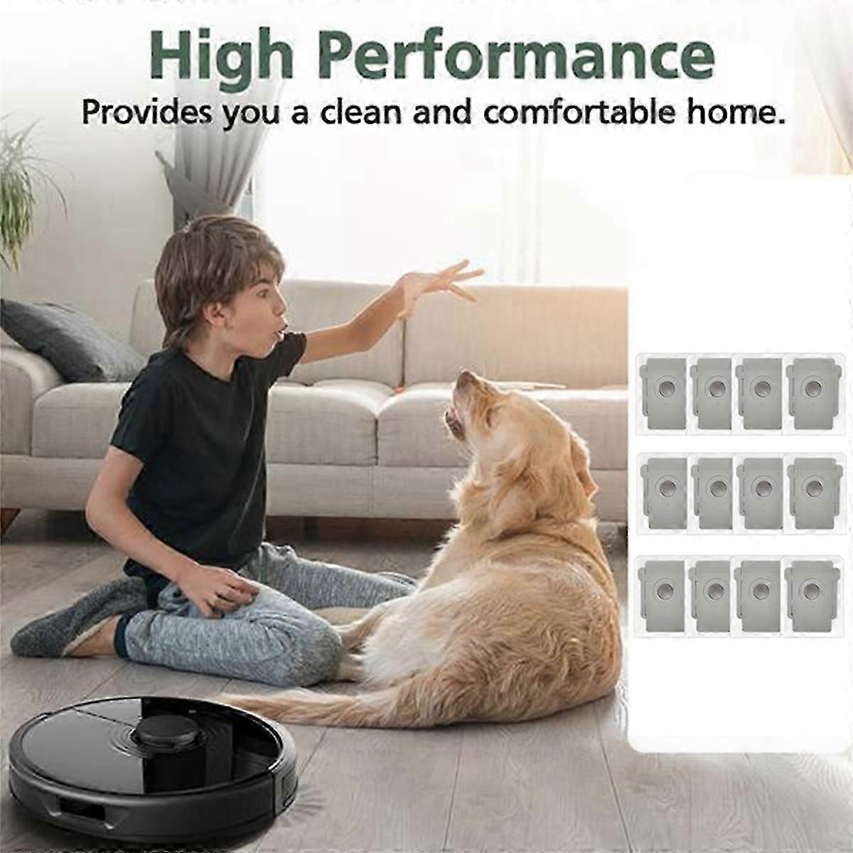12 Staubbeutel Für Irobot Roomba Combo J9+ & Combo J7+/plus Sweeper Edition 0923