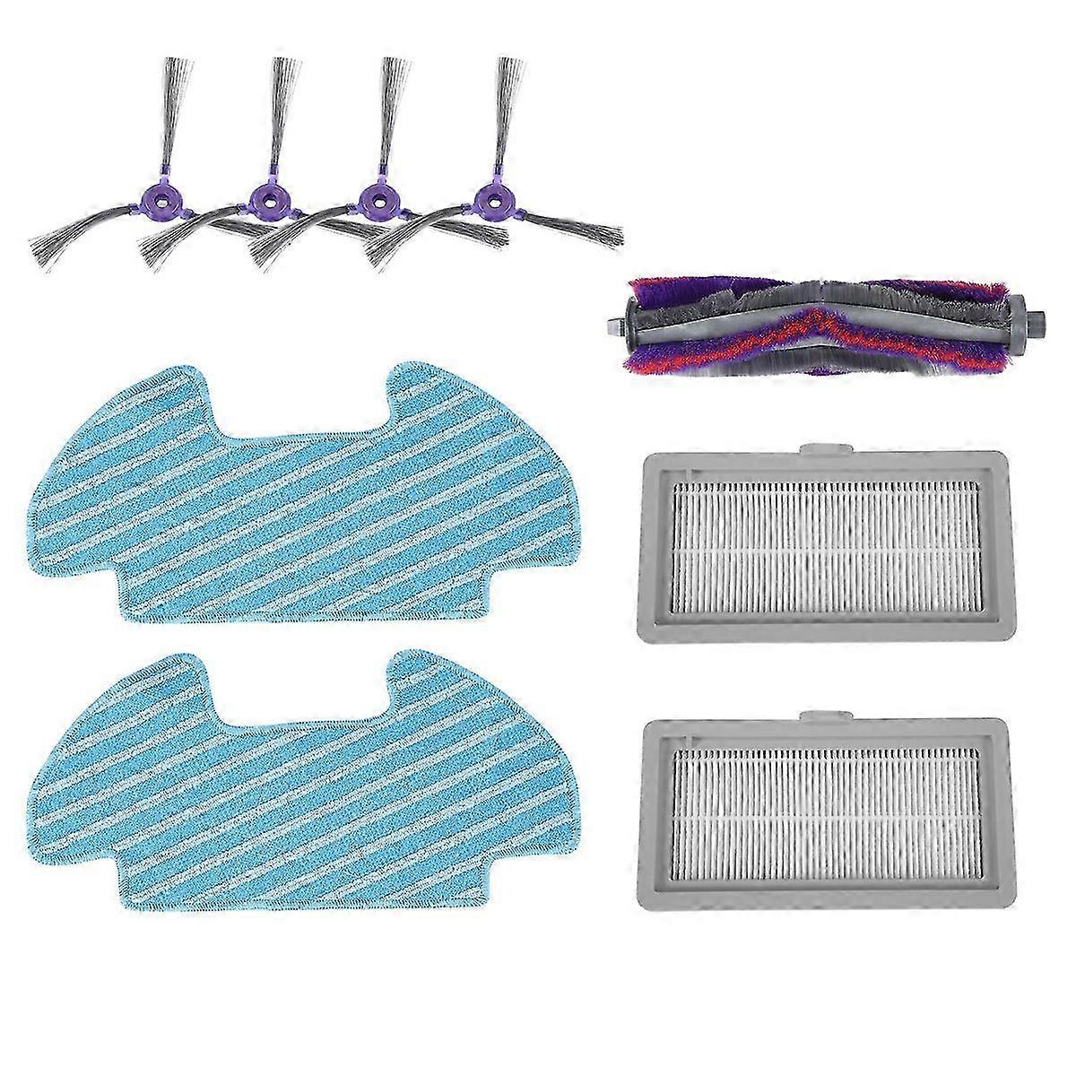 9-teiliges Set Rollenseitenbürsten-wischfilter-ersatz Für Samsung Powerbot-e Vr05r5050wk Staubsauger C Edition 0702