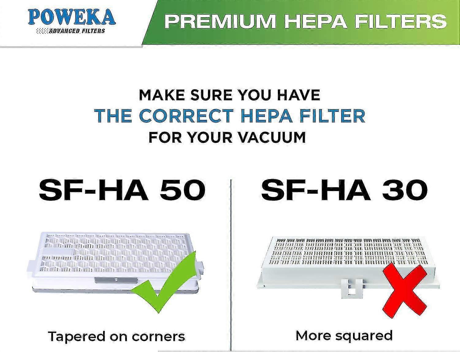 Hepa Airclean 50 Filter Kompatibel Mit Miele S4000, S5000, S6000, Complete C2, Complete C3 Staubsaugerzubehör, Ersetzt Sf-ha50-sfygv()