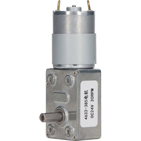 30 U/min Gleichstrom-schneckengetriebemotor Mit Selbsthemmungsfunktion, Rechteckiger Untersetzungsgetriebemotor, 24 V Dc