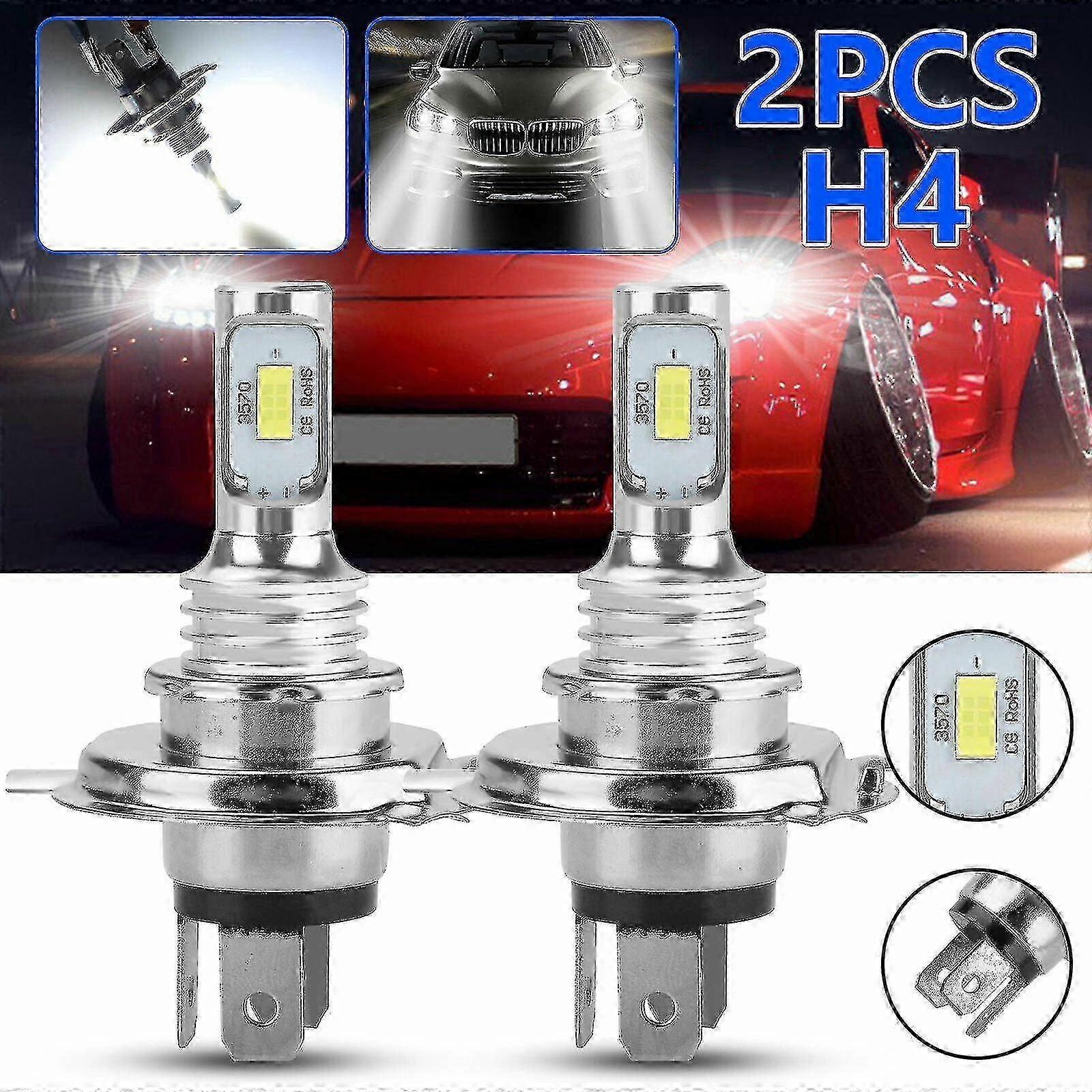 X H4 9003 Hb2 6000k Super White Csp Led-scheinwerferlampen-kit Fiis Hwy