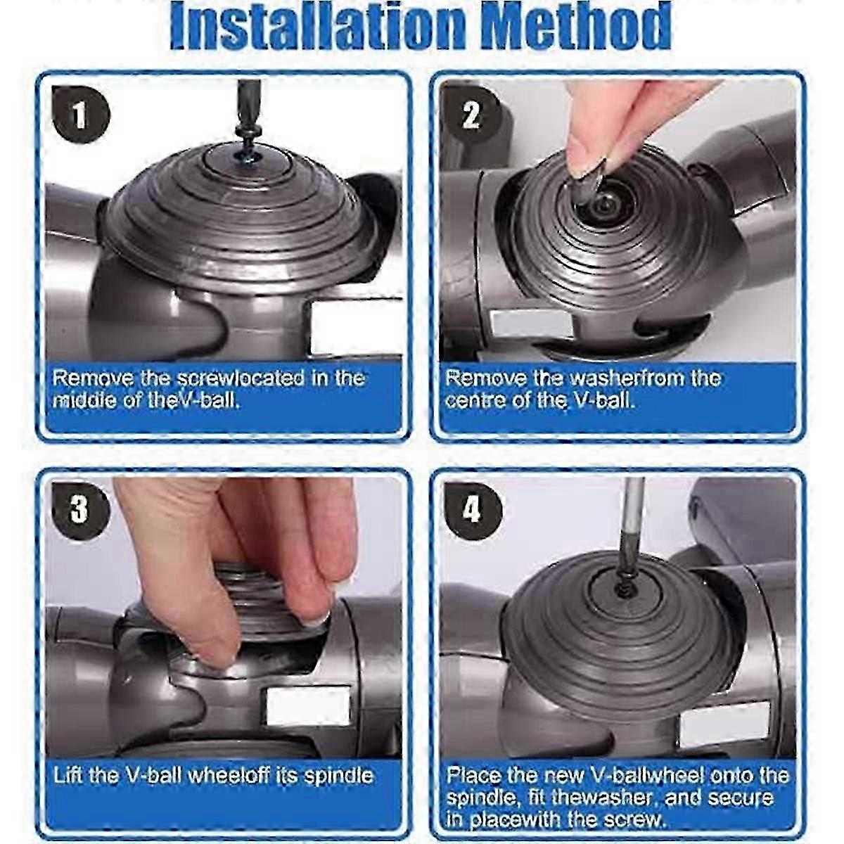 Kompatibel Mit Dyson V7, V10, V11 Und V15 Staubsaugerzubehör: 100-w-direktantrieb-saugkopf-anschlussadapter Szrh Am