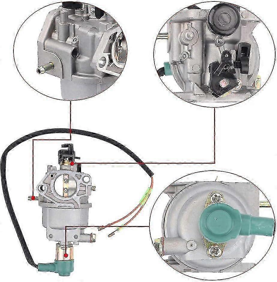 Panari Vergaser Für Honda Eb5000x, Eb6500x, Eb6500sx, Em5000sx, Ew171, Eb3500 Generator. Ersetzt Die Teilenummern 16100-ze3-704 Und 16100-ze3-f12 Für Honda Szrh As.