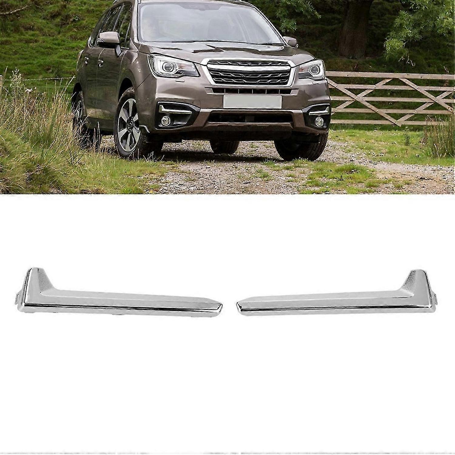 Für Subaru Forester 2016-2018 Frontstoßstange Nebelscheinwerfer Abdeckung Zierleiste Chrom 57708sg010 57708sg000