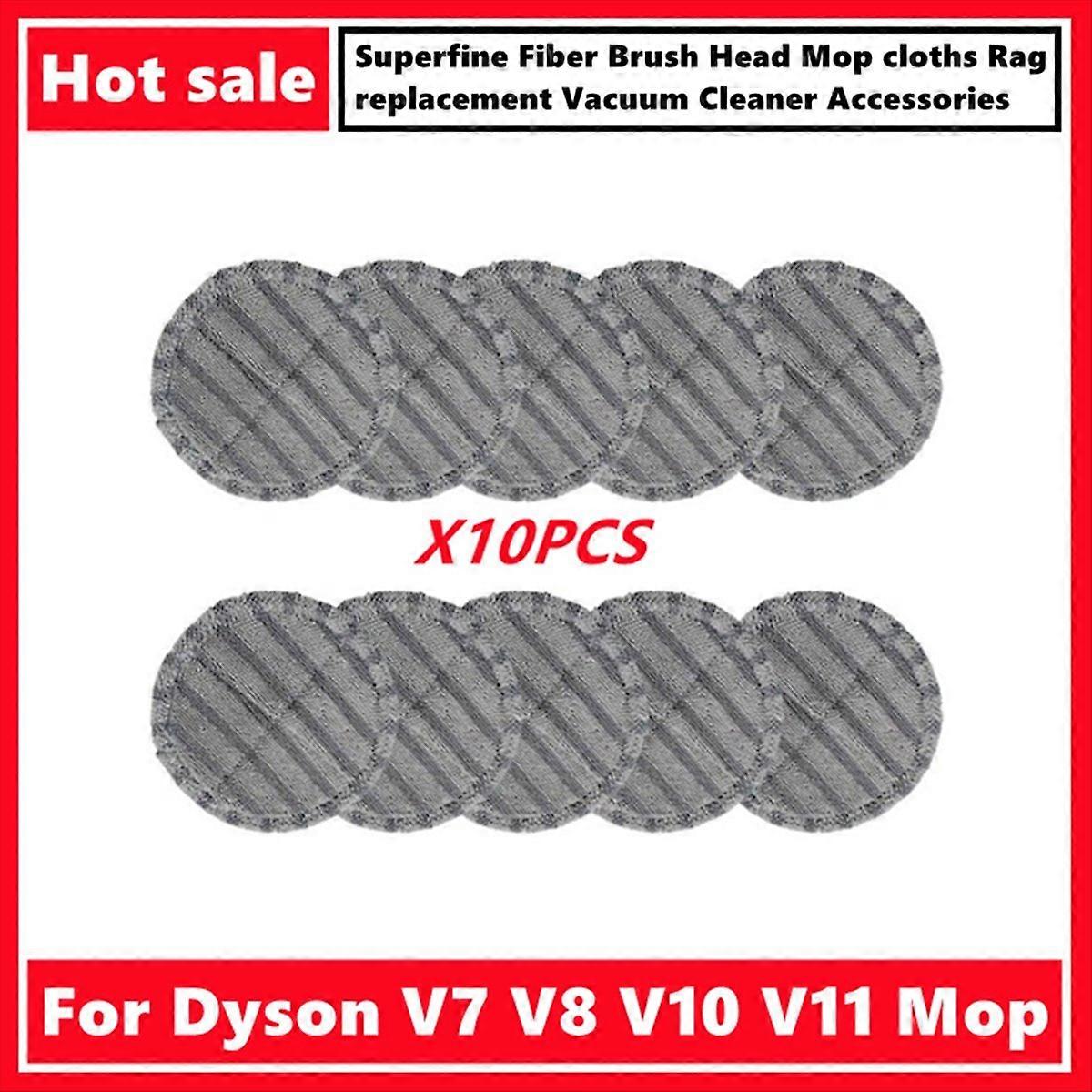 Ultrafeiner Faserbürstenkopf, Ersatztücher Für V7 V8 V10 V11 Wischmopp, Zubehör Für Stielstaubsauger ()