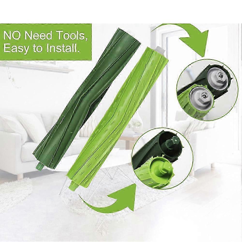 Sets Ersatz-gummiwalzenbürsten Für Irobot Roomba I3 I3+ I6+ I7 I7+ I8+ Plus E5 E6 E7 Va Edition 0703