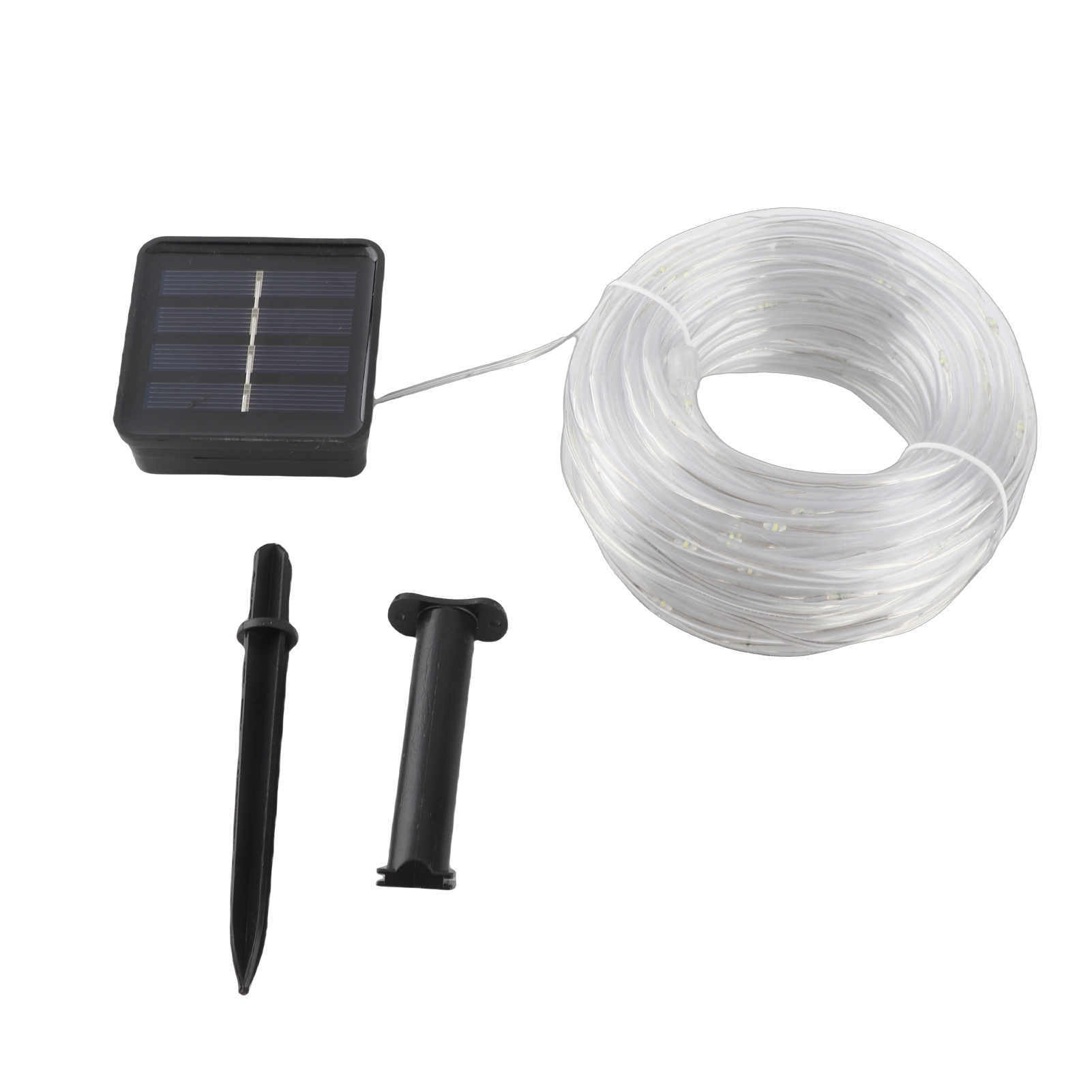Solar-led-lichterkette – Toivize 12 M, 100 Leds, Ip65 Wasserdicht, Warmweißes Rgb, Garten- Und Terrassendekoration