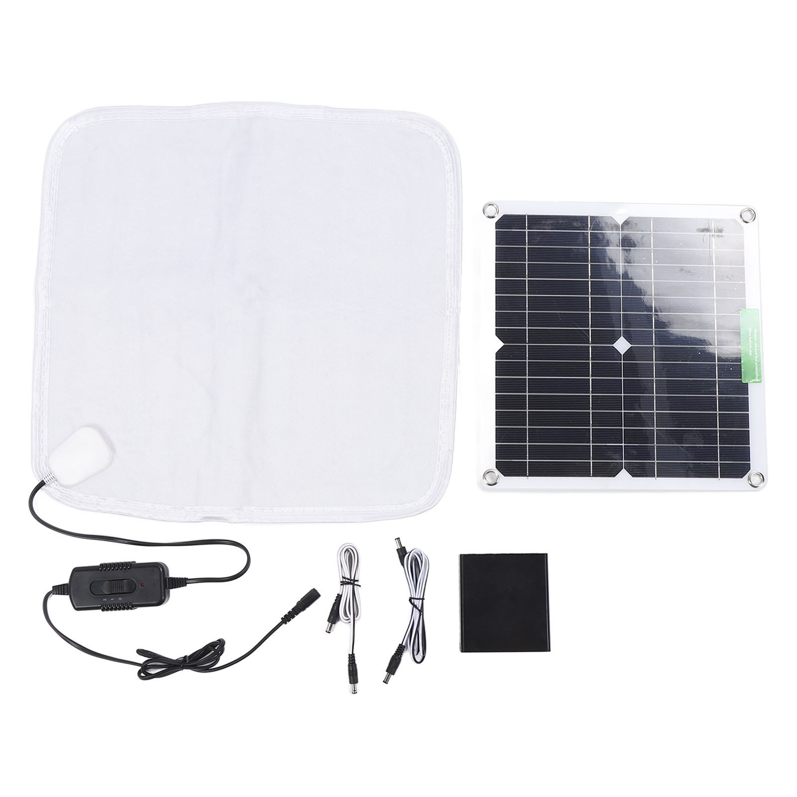 12v 50w Solarheizdecke – Tragbare Polykristalline Wärmematte Für Haustiere, Katzen, Hunde, Auto Und Camping