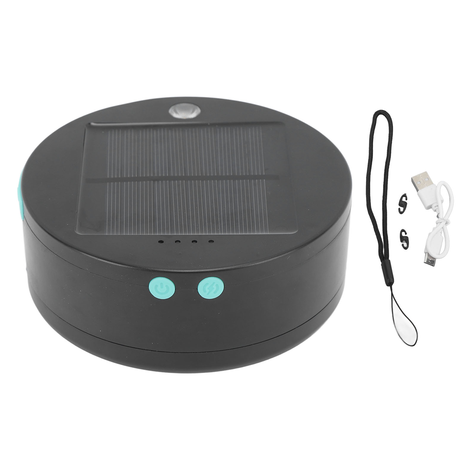 5,5 M Lange Solar-led-lichterkette – 2000-mah-akku, Usb-c-anschluss, Wasserdicht, Warmes Licht, Für Camping, Garten, Terrasse, Integrierte Powerbank