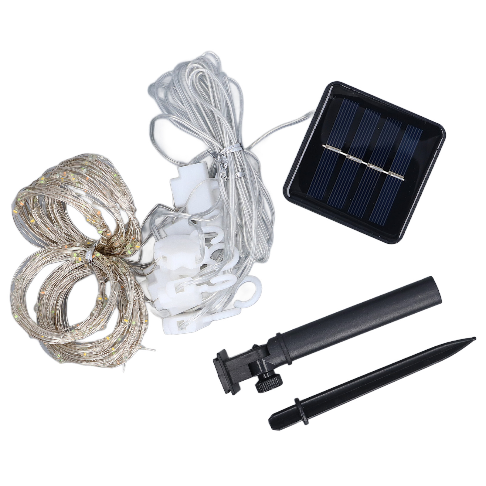 Solarbetriebene Lichterkette 3x3 M – Wasserdicht, Integriertes Solarpanel, 800-mah-akku, Stimmungsvolle Beleuchtung Für Garten Und Terrasse
