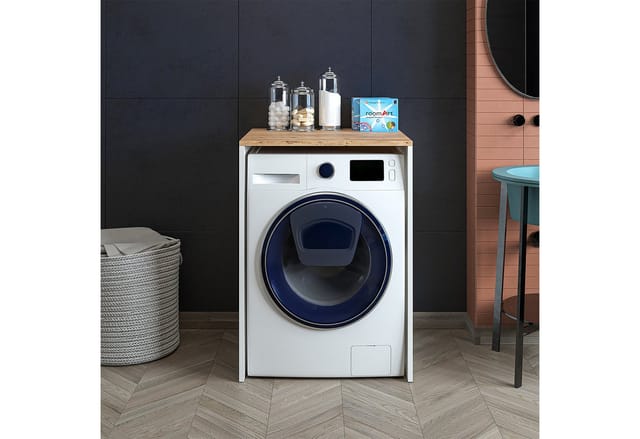 Roomart Atlantic-iv Waschmaschinenschrank 65 Cm, Anthrazit-eiche