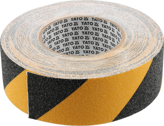 Warnmarkierungsband Antirutschband Gelb-schwarz 50 X 18m Selbstklebend