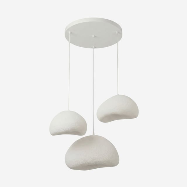 Design Pendelleuchte 3-flammig Aus Metall Loval Set