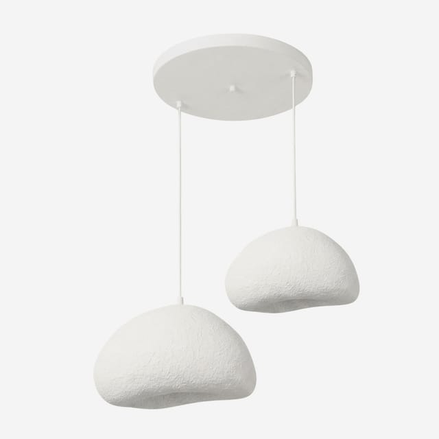 Moderne Design Pendelleuchte 2-flammig Loval 40-50