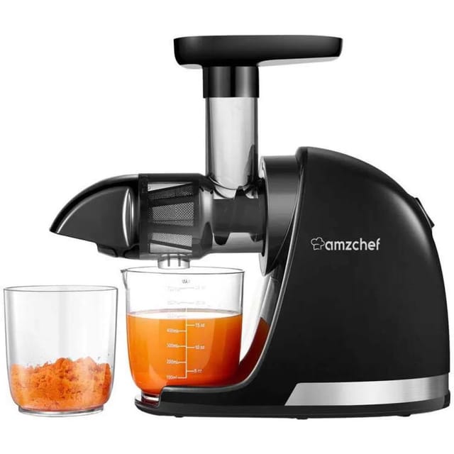 Amzchef 1501-bk-sm Saftpresse Schwarz Leise