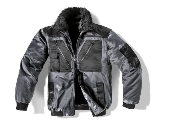 Pilotenjacke Galaxy Anthrazit/schwarz, Gr.s