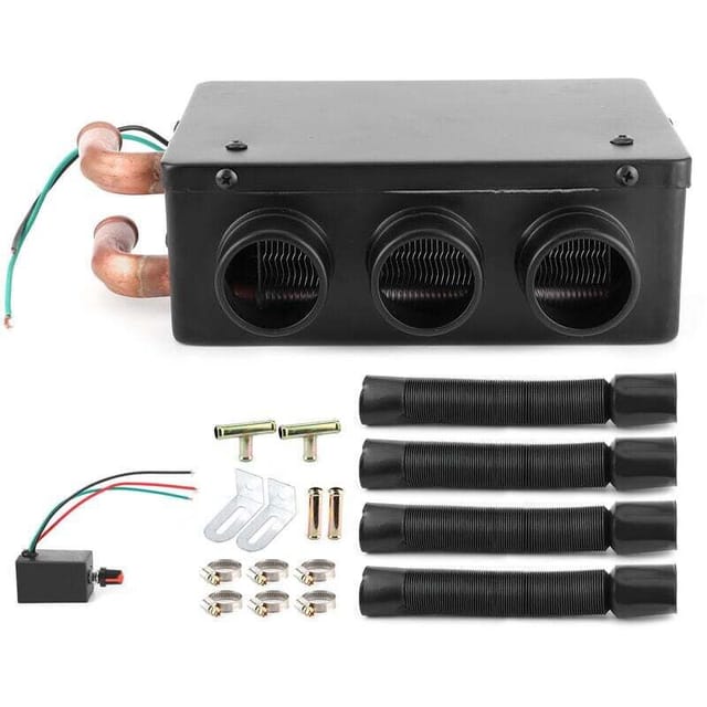 12v 50w Auto-heizgerät Mit 3 Öffnungen, Schnelles Aufheizen, Frostentfernung, Leises Innenraumzubehör - Kzq