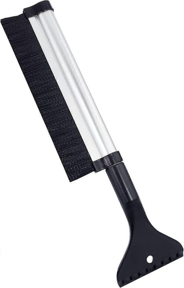 61 Cm (24 Zoll) Lange Auto-schneebürste, 2-in-1 Ausziehbarer Eiskratzer, Kratzfreies Schneeräumwerkzeug Für Pkw, Lkw Und Suvs