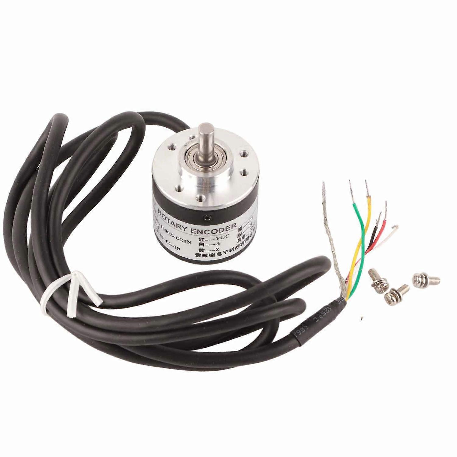 Abz-encoder-inkremental-drehstrommotor Mit 6 Mm Vollwelle Und Getriebe, Dc5-24vc38s6g5-2000z