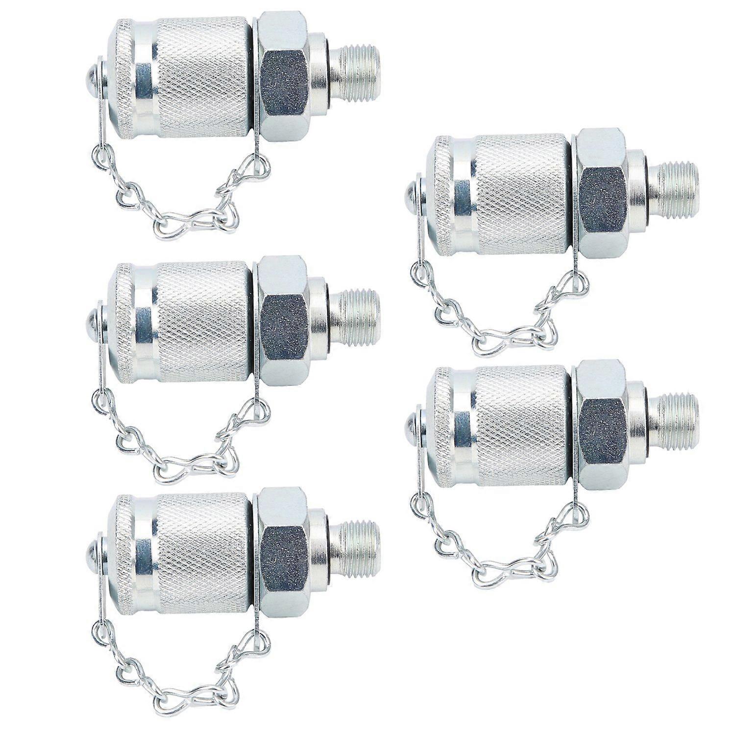 5 Stück Hydraulikprüfadapter Gewindeprüfkupplungen Druckmessung Pt/pptm10 X 1