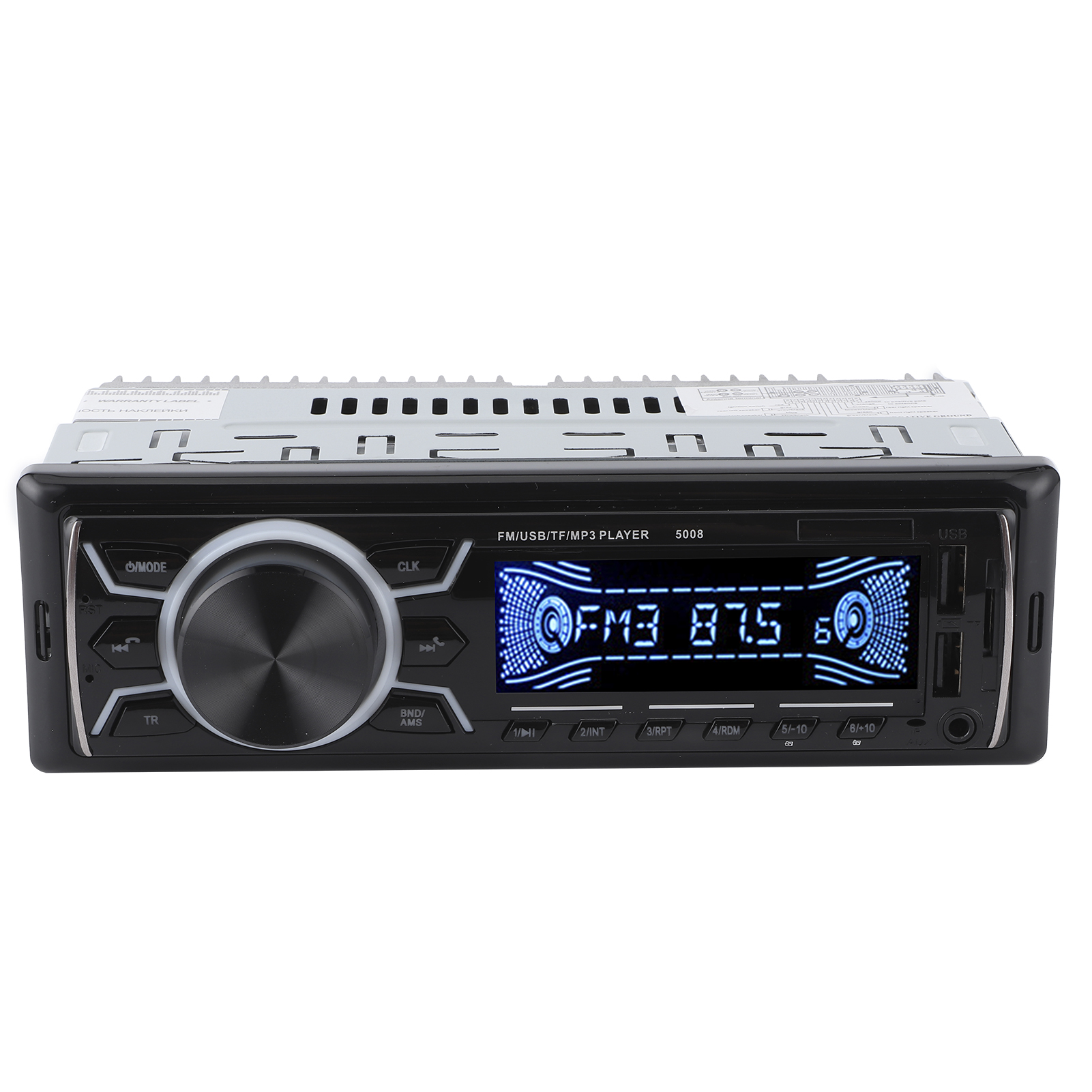 12v Autoradio Mit Fm-funktion, Bluetooth-audioplayer, Farbiger Beleuchtung, Fernbedienung Und Unterstützung Für Mp3/wma/usb