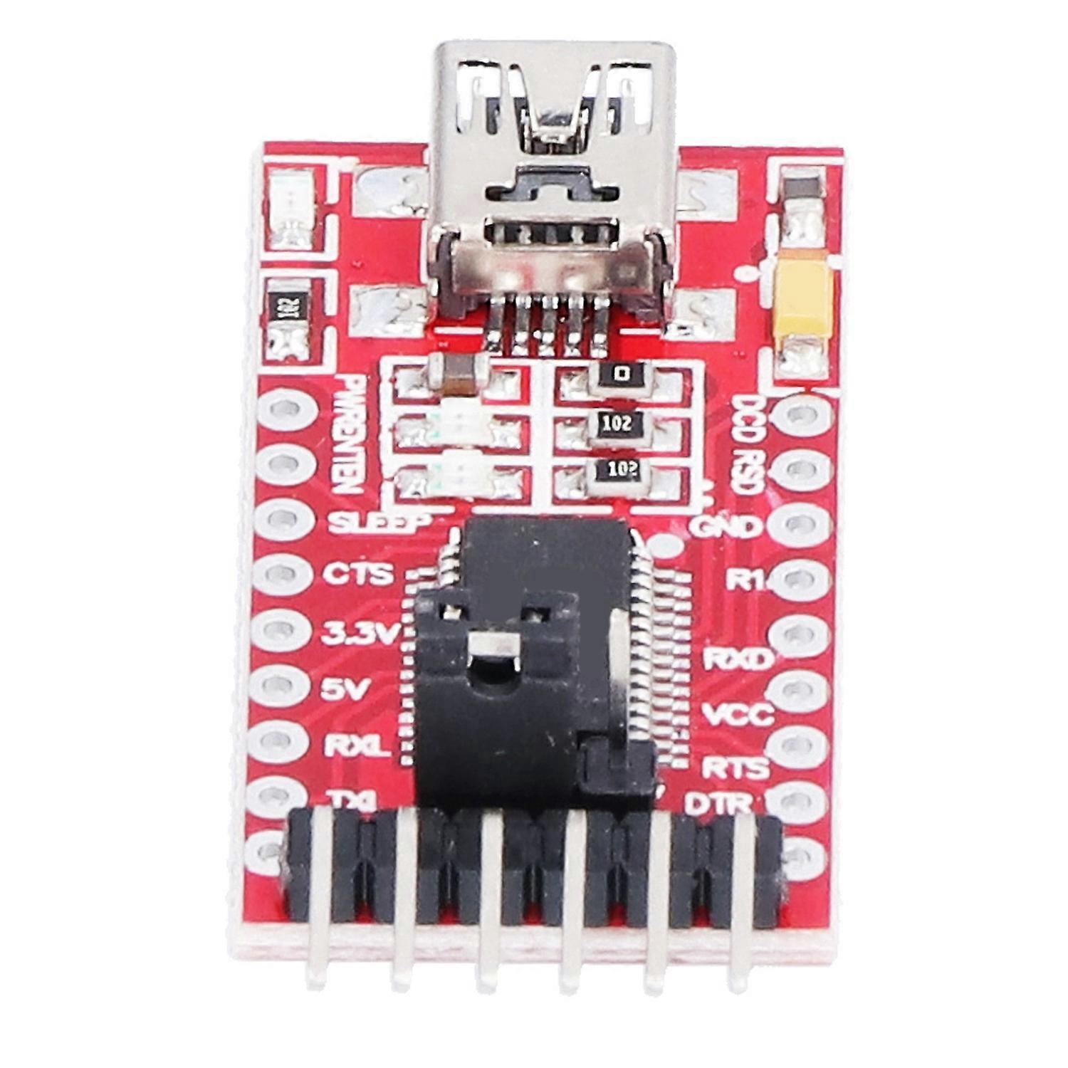 Usb-zu-ttl-seriell-konverterplatine Mit 6-poligem Mini-anschluss, Dc 3,3 V/5 V, Ft232rl Für Industrielle Anwendungen