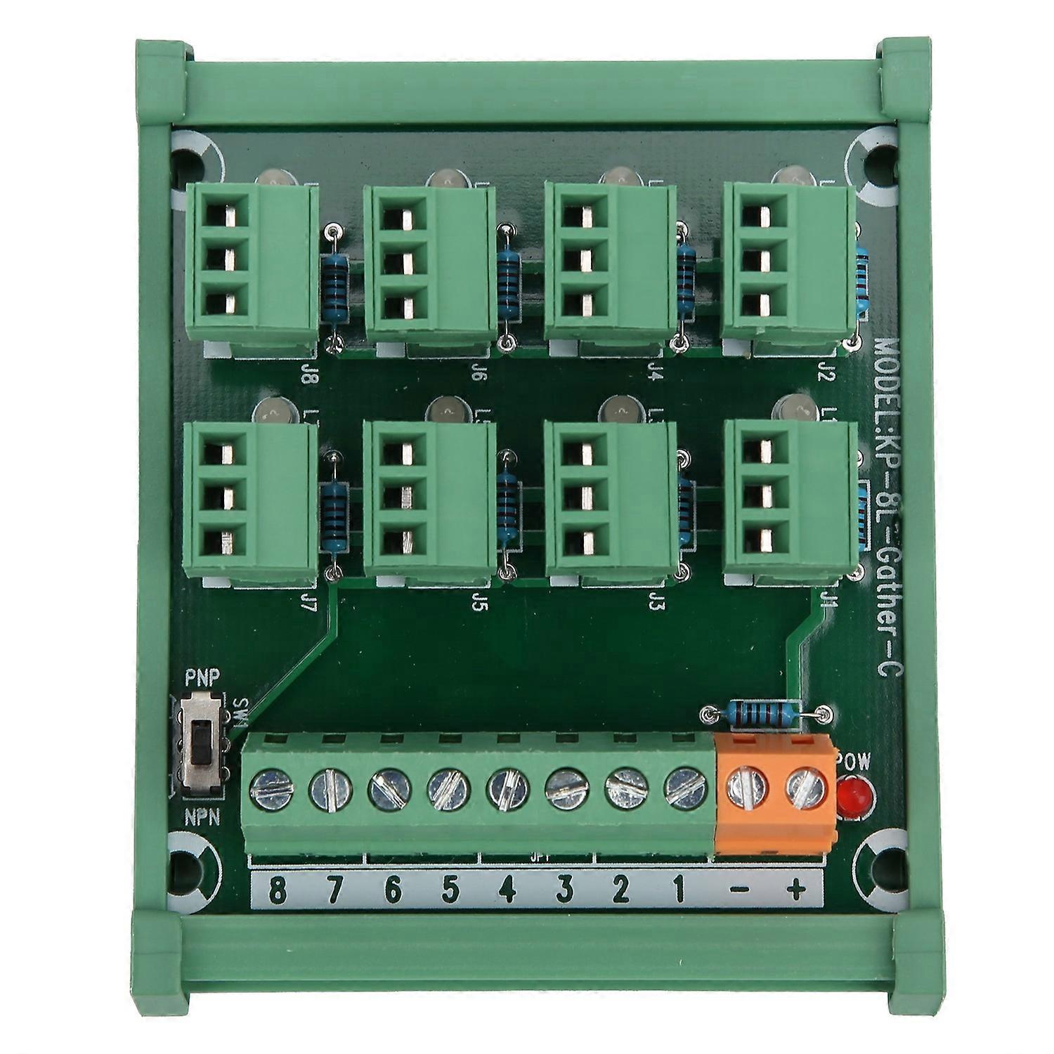 Klemmenblock 3-draht 8-kanal Datenerfassungsplatine Kp-8l-gther C 0,5a Für 20-26awg