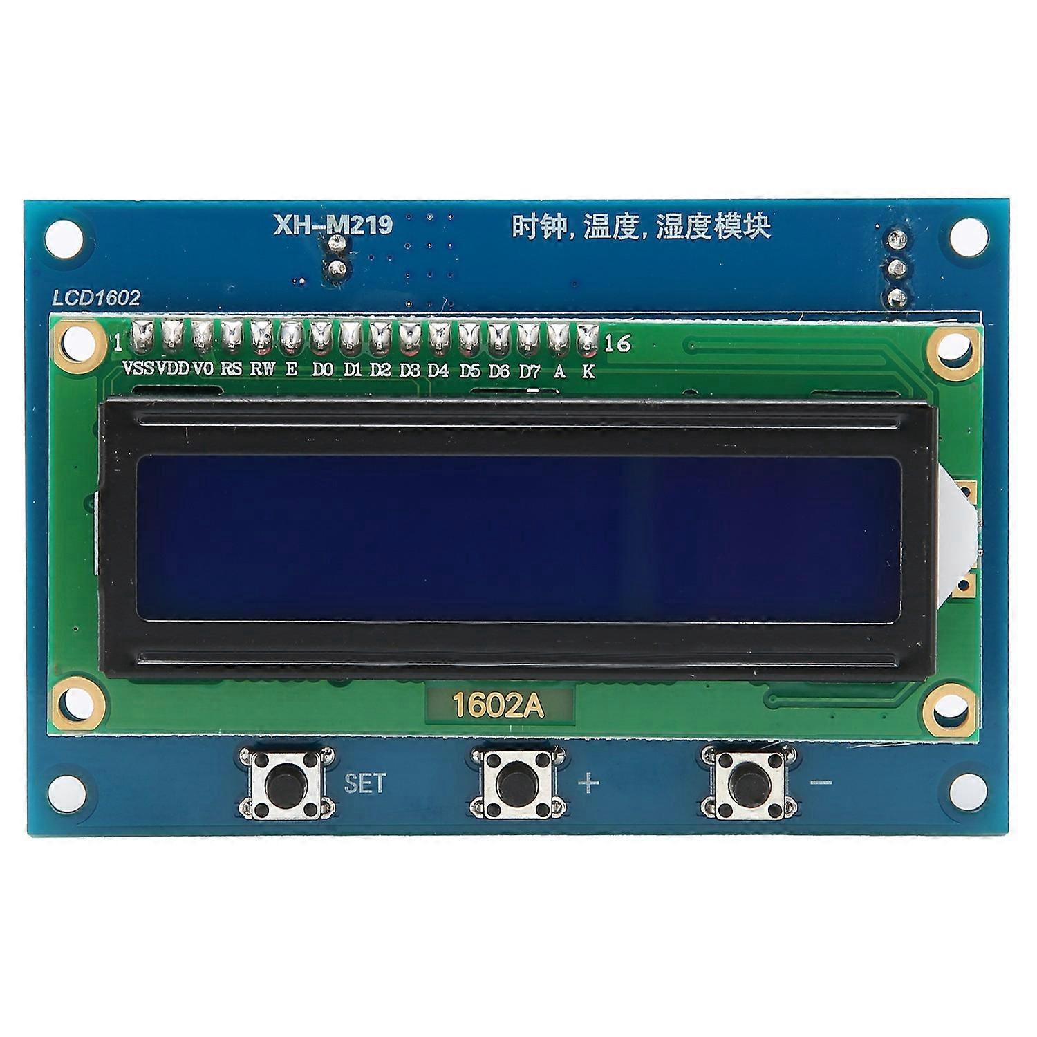 Lcd-anzeigemodul Mit Manueller Zeitsteuerung, Serieller Schnittstellenadapter 1602 Xhm219