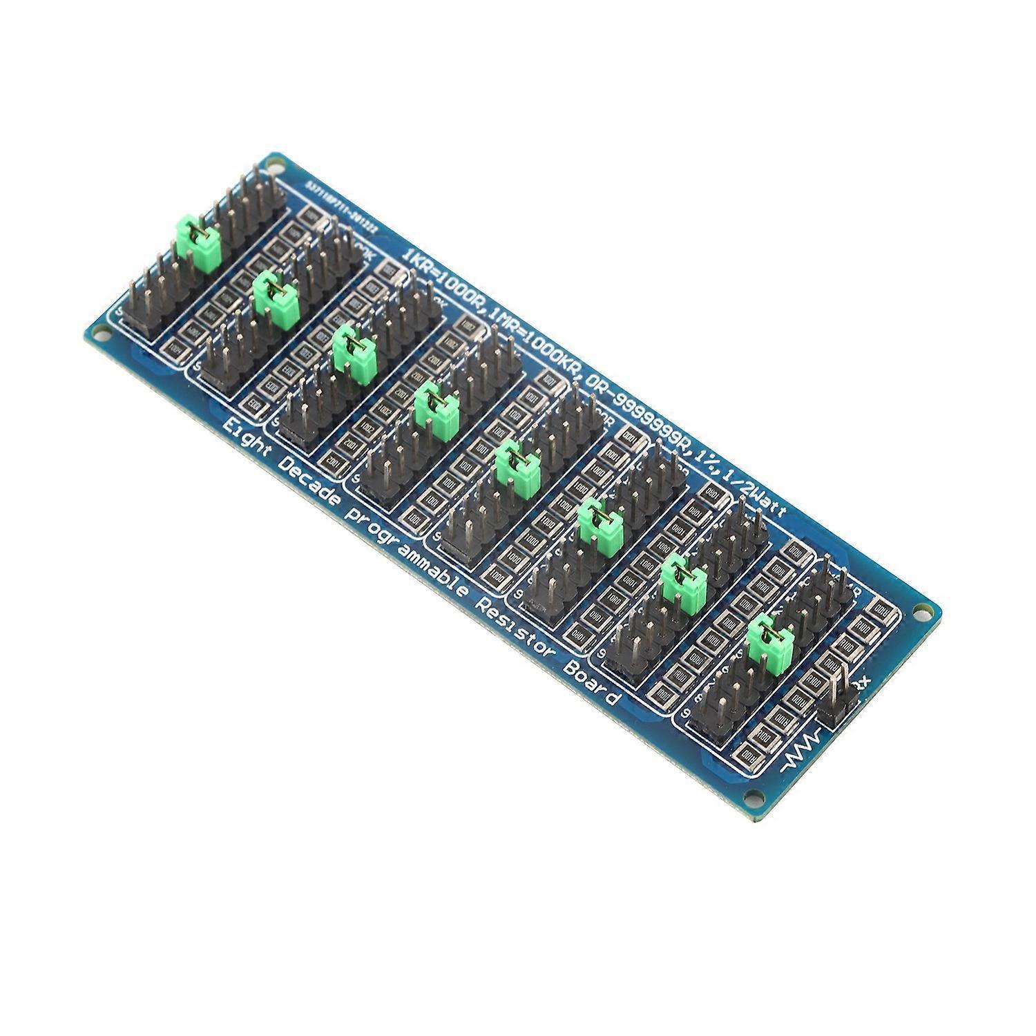 Programmierbare Widerstandsplatine 0,1 Ω – 9999999 Ω, 8-teilig, Genauigkeit 0,1 Ω, Elektronisches Bauteil