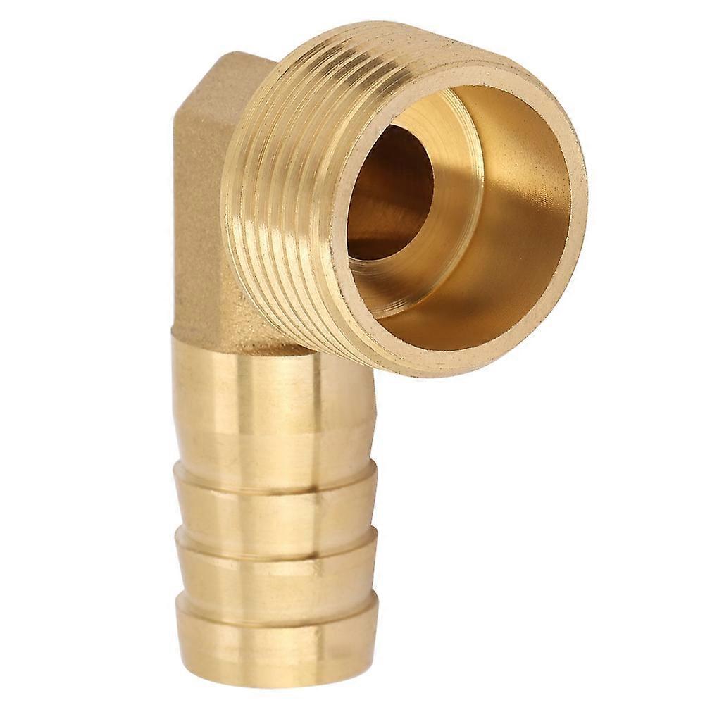 Stück 3/4"-winkelkupplung Aus Messing Mit Außengewinde Und Widerhaken (16 Mm)