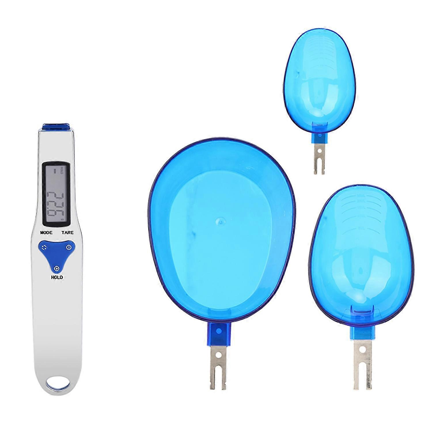 Tragbare Digitale Küchenwaage Mit Lcd-display (500 G/0,1 G) Inklusive 3 Messlöffeln Und Einzellöffel