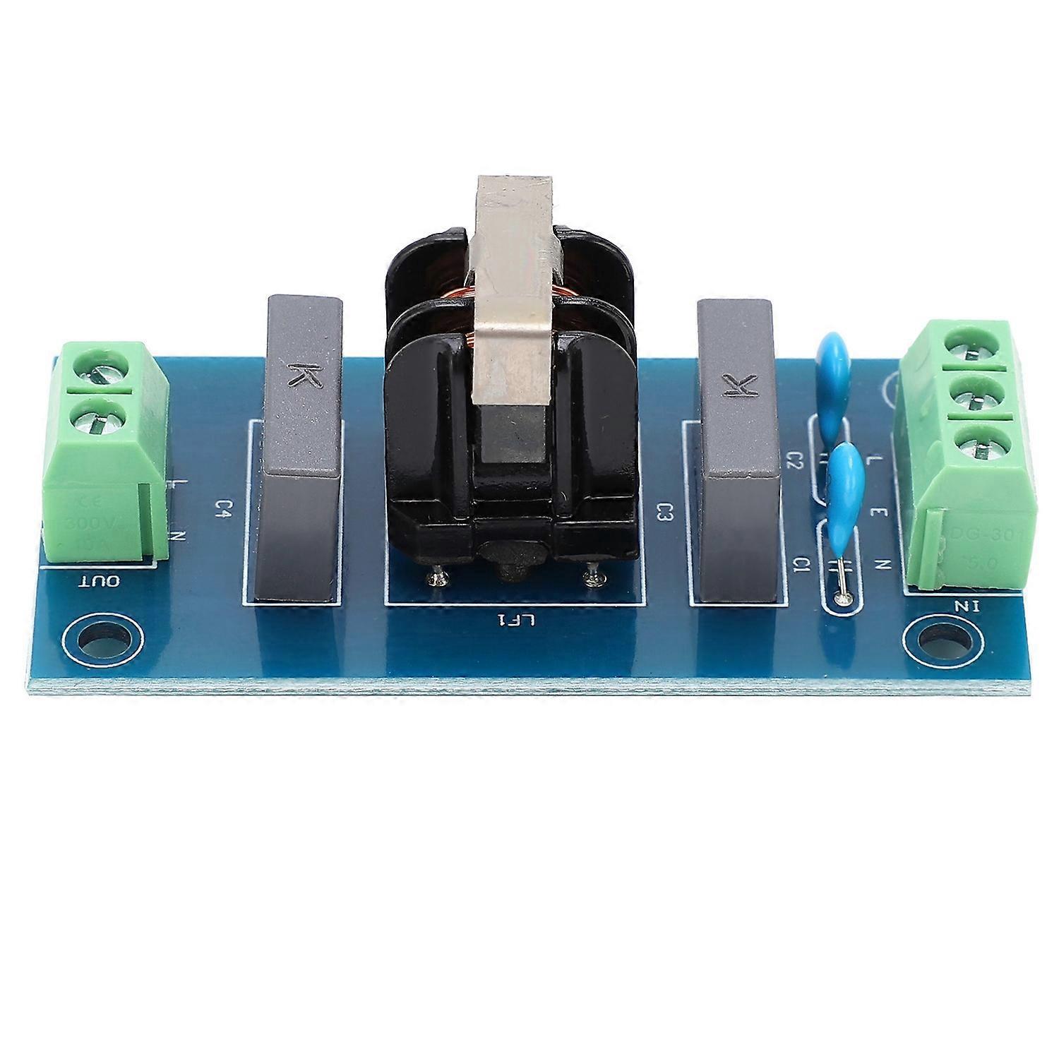 Emi-filtermodulplatine (pcb) Mit Wellen- Und Klangverbesserungs-drehcrimpanschluss, 220 V Wechselstrom