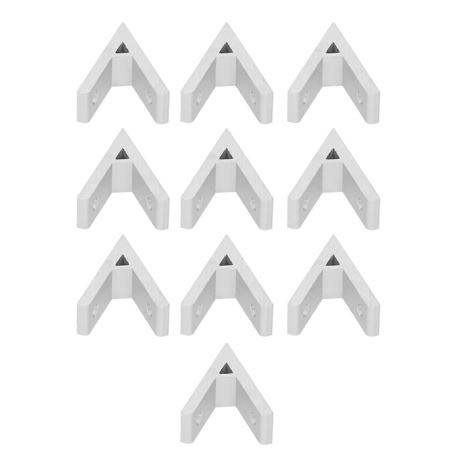 10 Stück Aluminium-winkel-eckverbinder Für Industrieprofile 2030404550602020-45°