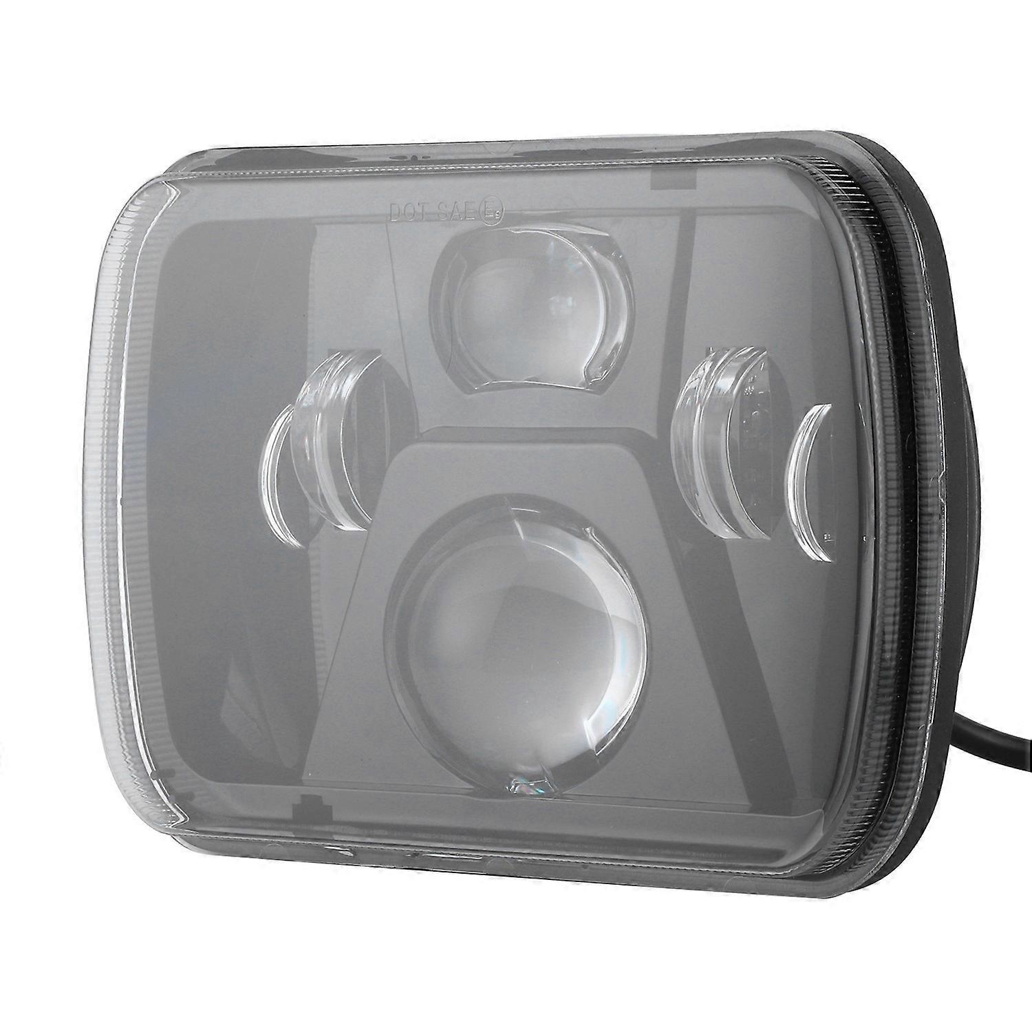 H4 7-zoll-led-quadratscheinwerfer, Hohe Helligkeit, 12–24 V, Passend Für Yj
