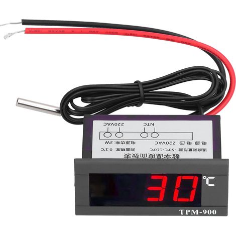 Zfx-900 Digitaler Temperaturregler Mit Led-anzeige Und Sensor Für Kühlschränke, 220 V
