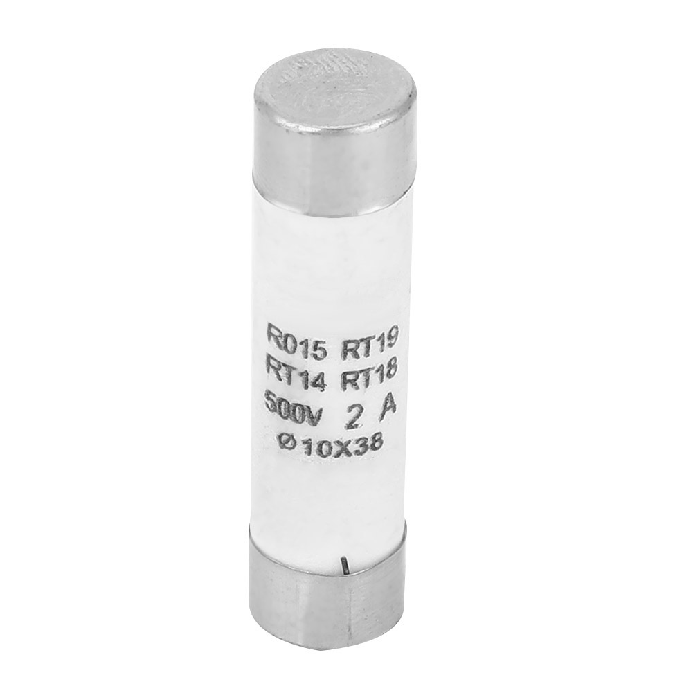 10 Stück Hochleistungs-zylindersicherungen Mit Anzeigegerät 10x38 380-500vac 2a